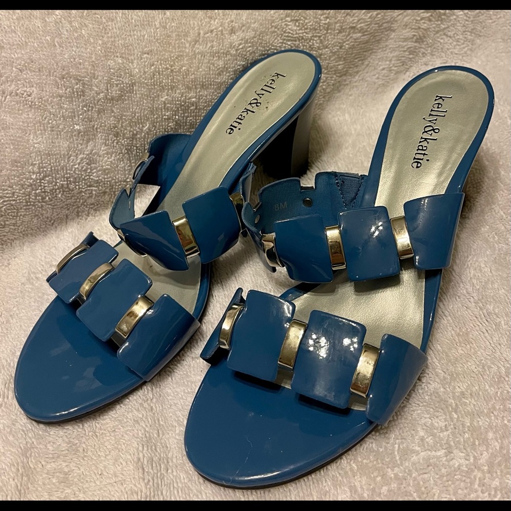 Kelly & Katie Shoes - Rose Blue -Size 8 M - Amazing hard to find color.